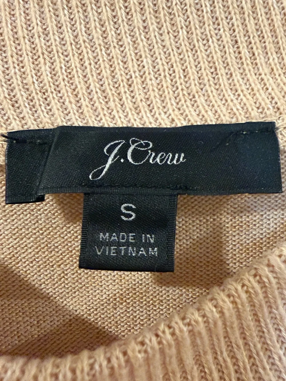 J. Crew Tan Crewneck Sweater